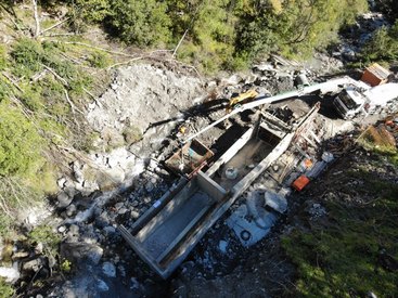 Construction prise d'eau Bourg St Maurice